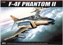 Academy Models 12611 F4F Phantom II Fighter - Plastic Model Airplane Kit - 1/144