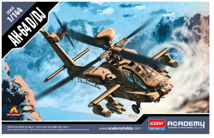 Academy Models 12625 AH-64D/DJ 1:144