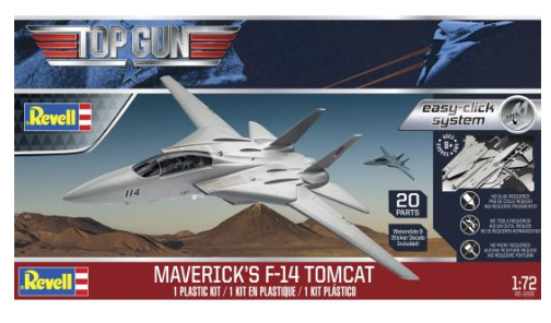 Revell Monogram 85-1268 Maverick's F-14 Tomcat Scale: 1/72  Plastic Model Kit