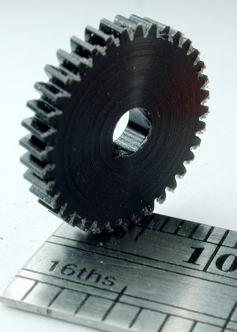 Northwest Short Line 12736-6 Worm Gear - Delrin(R) 3.00mm Bore (.118") -- 36 Teeth, 0.527 Outside Diameter, All Scales