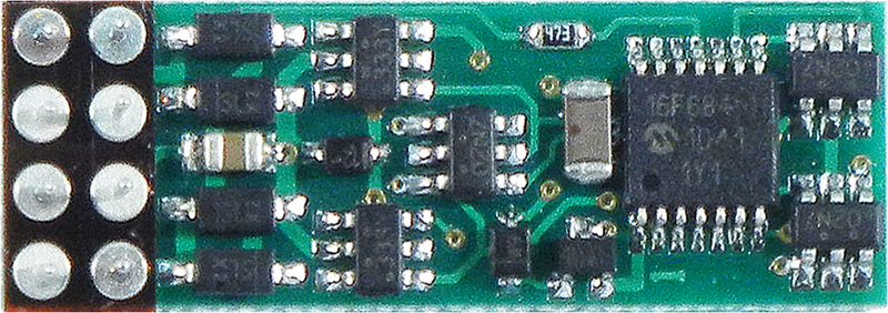 NCE 128 plug in for ConCor N scale locos. 1 Amp, 4 function,N Scale