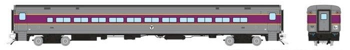 Rapido 128544 HO Comet Car: MBTA - As Delivered: Coach