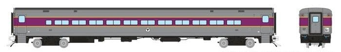 PREORDER Rapido 128545 HO Comet Car: MBTA - As Delivered: Coach