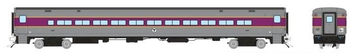 Rapido 128546 HO Comet Car: MBTA - As Delivered: Coach