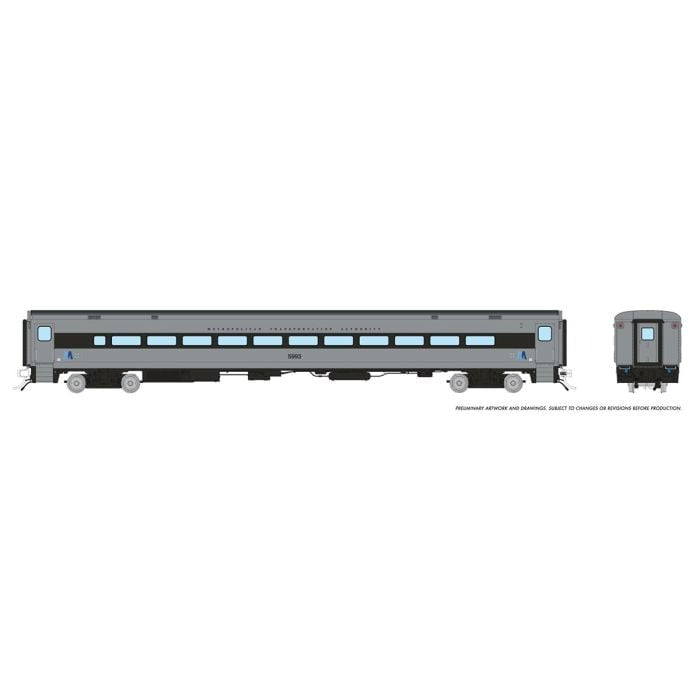 PREORDER Rapido 128556 HO Comet Car: MNCR - West Of Hudson: Coach