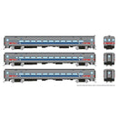 PREORDER Rapido 128558 HO Comet Car: SEPTA - Rebuilt: Set