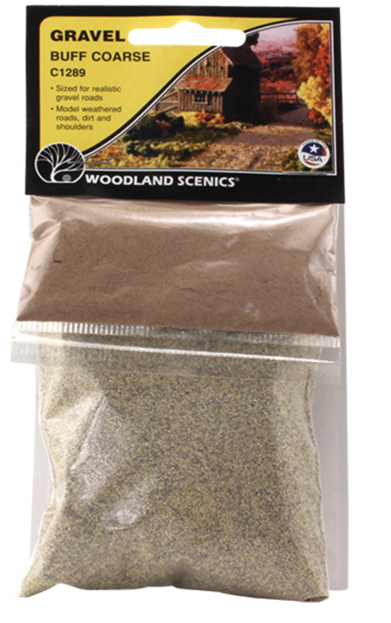 Woodland Scenics 1289 Medium Buff Gravel