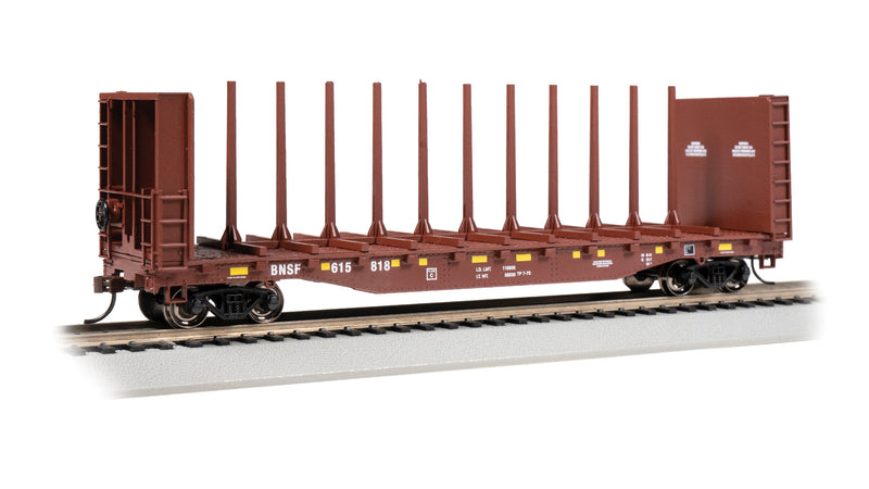 Bachmann 12905 52' CENTER-BEAM FLATCAR - BNSF