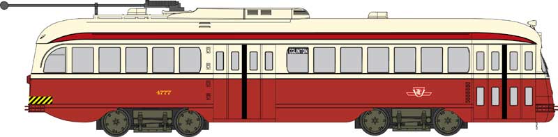 Bowser 12910 Exec Line PCC Kansas City Body Trolley,