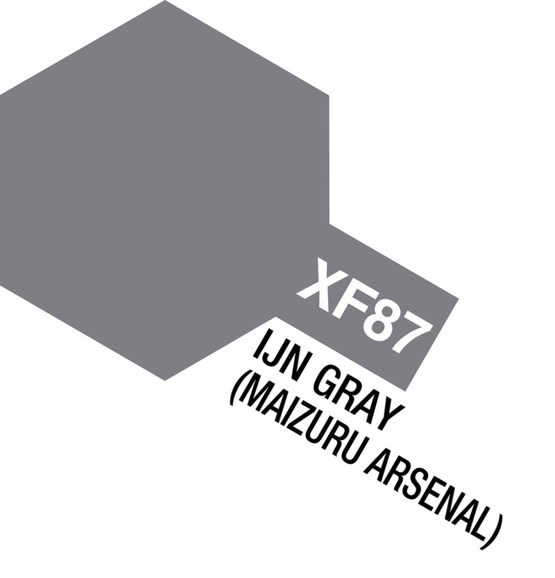 Tamiya 81787 ACRYLIC MINI XF-87 IJN GREY 10Ml Bottle (Maizuru Arsenal)