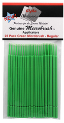 Flex-I-File 1302 Micro Brushes - Green - Regular - 25 pack