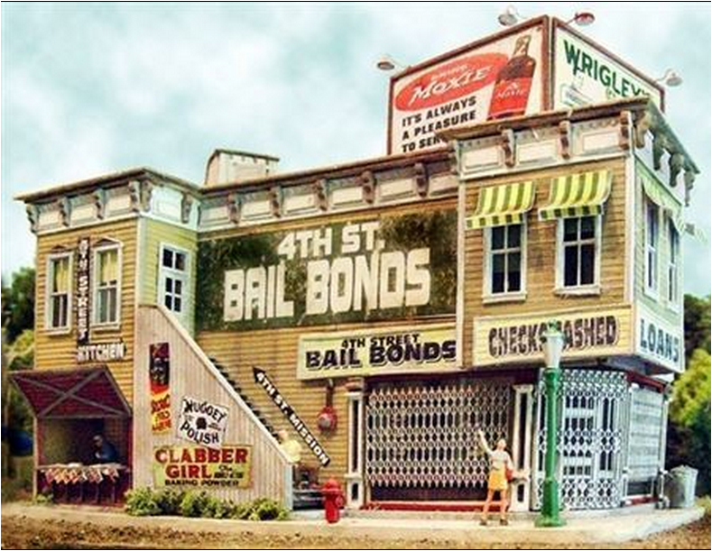 Bar Mills 132  4th St BAIL BONDS & KITCHEN, HO