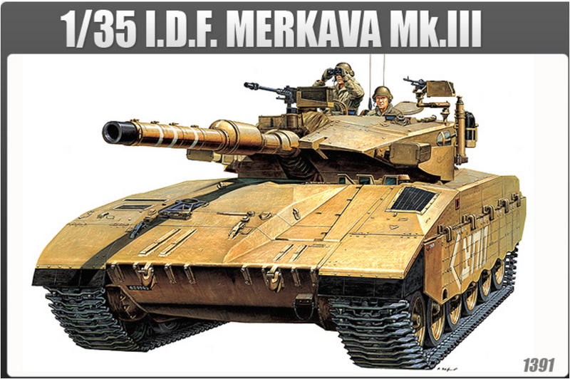 Academy Models 13267 MERKAVA Mk-III 1:35 Old