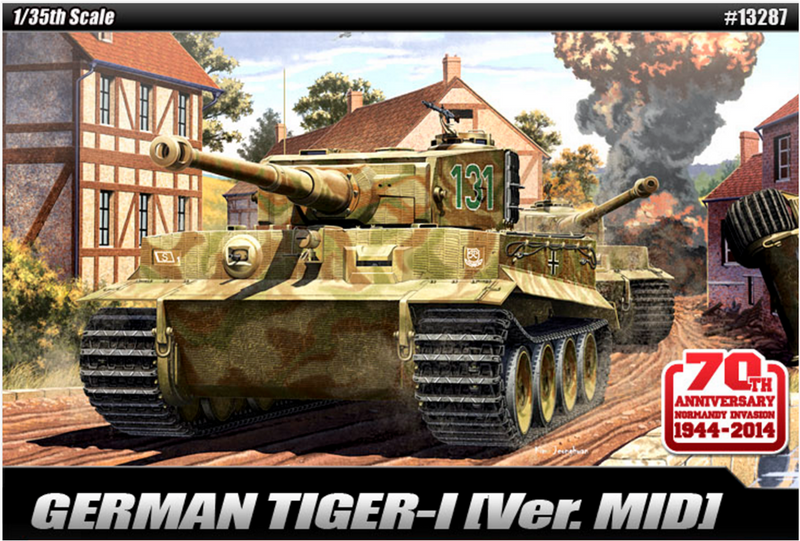 Academy Models 13287 TIGER 1 70th Anniv NORMANDY:35