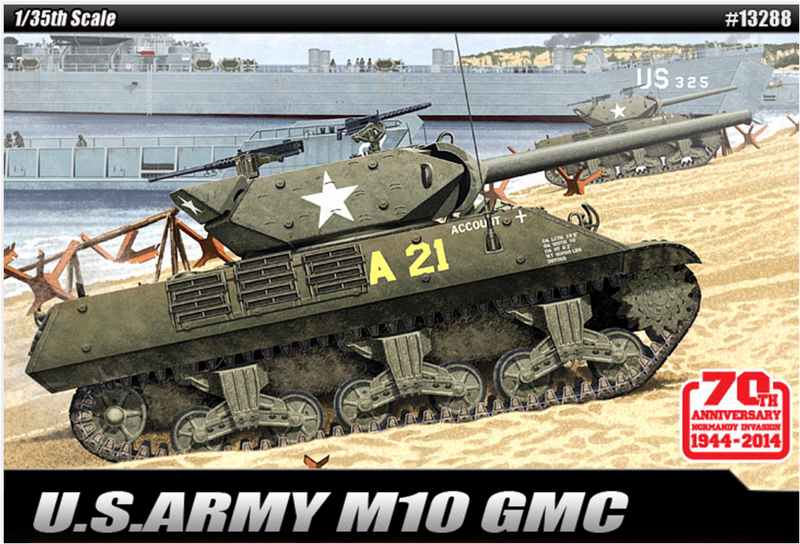 Academy Models 13288 M10 GMC 70th Anniv NORMANDY:35