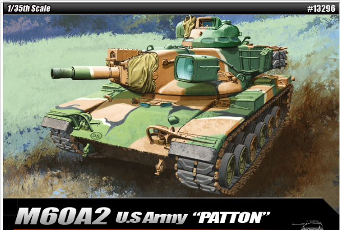 Academy Models 13296 US Army M60A2 Patton Tank -- Plastic Model Military Vehicle Kit -- 1/35 Scale