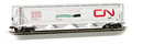 Bachmann 19132 CN Environmental Mode - 4 Bay Cylindrical Grain Hopper, HO
