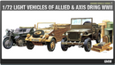 Academy Models 13416 WWII Ground Vehicle Set - Plastic Model Military Vehicle Kit - 1/72