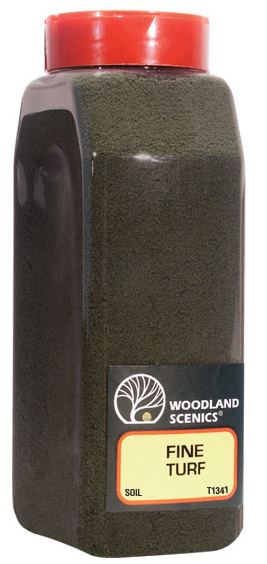 Woodland Scenics 1341 Fine Turf Soil Shaker 32oz