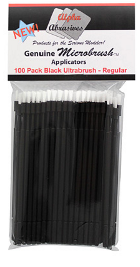 Flex-I-File 1350 MICRO BRUSHES Ultra 100pk Black