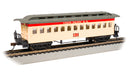 Bachmann 13410 1860 - 1880 Wood Coach - Ready to Run - Silver Series(R) - Union Pacific (pale yellow, red, gray), HO