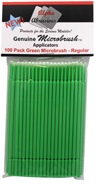 Flex-I-File 1352 MICRO BRUSHES Regular 100pk Green