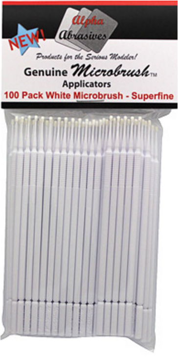 Flex-I-File 1353 Micro Brushes - White - Superfine -100pk White