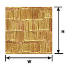 Plastruct 91659 PS-134 1:24 WOOD SHAKE SHINGLE