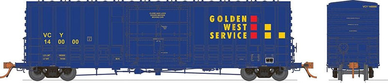 Rapido 137004 HO B100 Boxcar: Golden West - Ventura County: 6-pack