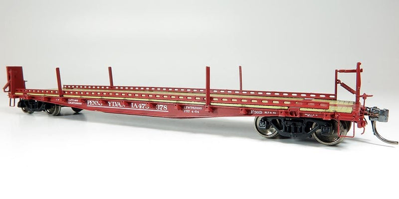 Rapido F30D 50' TOFC Flat Car: PRR Delivery - 6-Pack Car numbers: