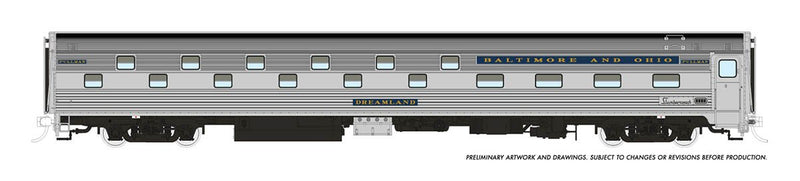 Rapido 141013 HO Budd Slumbercoach: Baltimore & Ohio: