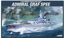 Academy Models 14103 Graf Spee Pocket Battleship - Plastic Model Battleship Kit - 1/350