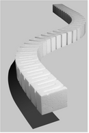 Woodland Scenics 14414b 3/4' Riser Bulk 19pc