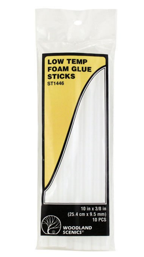 Woodland Scenics 1446 Low Temp Foam Glue Sticks (10)