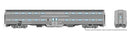 Rapido 145003 HO Budd Gallery Bi-Level Commuter Coach - Ready to Run -- Burlington Northern Unnumbered (stainless)