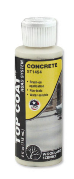 Woodland Scenics 1454 Top Coat Concrete 4oz