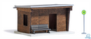 Busch Gmbh & Co Kg 189-1458 Wooden Bus Stop Shelter, HO