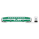 Rapido 146039 HO BiLevel Commuter Car: GO Transit - Late Coach: Unnumbered
