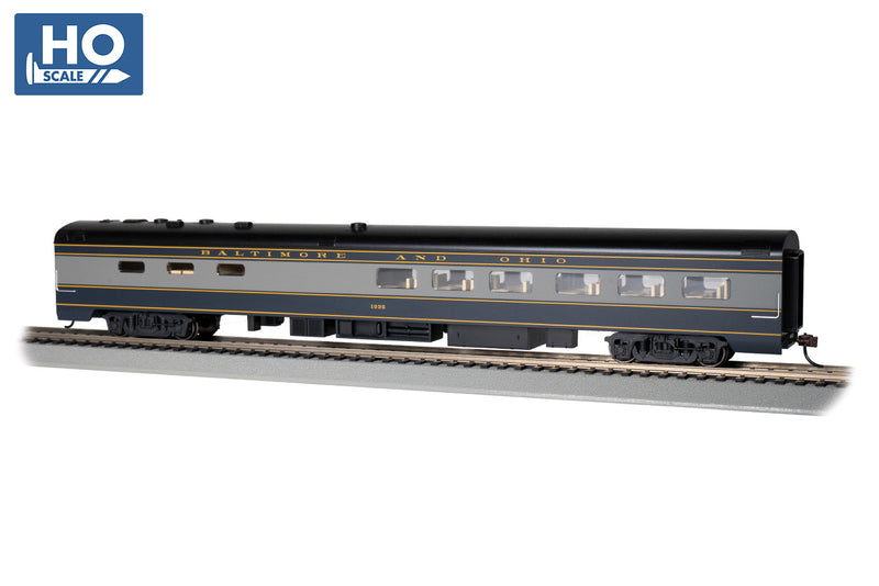 Bachmann 14801 85' SMOOTH-SIDE DINING CAR - BALTIMORE & OHIO