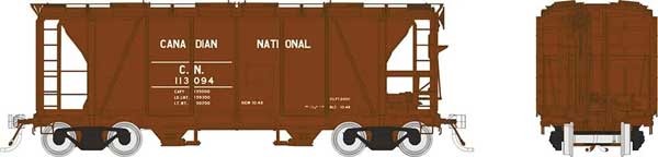 PREORDER Rapido 149008 HO Enterprise 2-Bay Covered Hopper 6-Pack - Ready to Run -- Canadian National Set