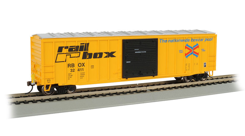 Bachmann 14901 50' Outside Braced Box Car with FRED - Railbox - HO Scale