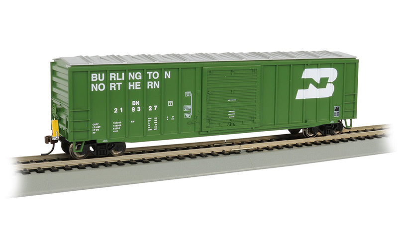 Bachmann 14902 50' Outside Braced Box Car with FRED - Burlington Northern - HO Scale