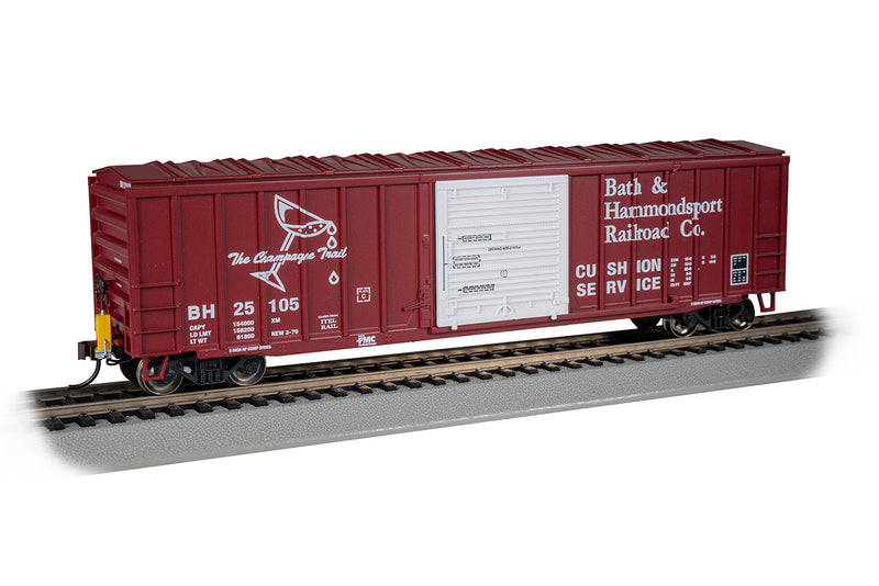 Bachmann 14910 50.6' OUTSIDE BRACED BOXCAR W/FRED - BATH & HAMMONDSPORT