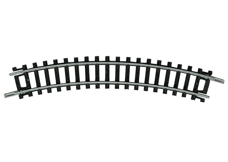 Trix TXX14912 Curved Track, R 1 (194,6 mm / 7,66") - 30Ãƒâ€šÃ‚Â°, N Scale