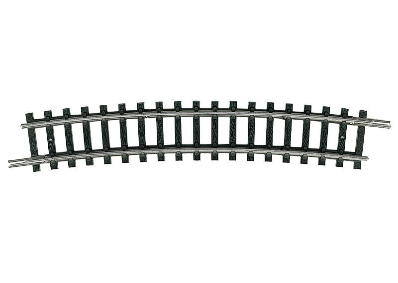 Trix TXX14927 Curved Tracks, R 4 (392,6 mm / 15,5") - 15Ãƒâ€šÃ‚Â°, N Scale