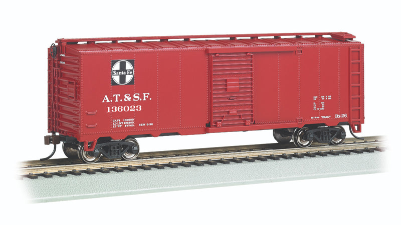 Bachmann 15016 40' STEAM ERA BOXCAR - SANTA FE