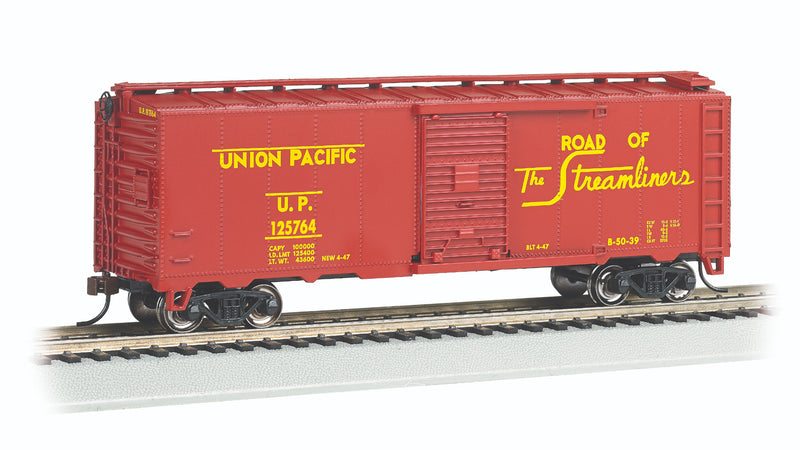 Bachmann 15017 40' STEAM ERA BOXCAR - UNION PACIFIC