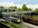 Rix Products- 6280152 EARLY 50' HIWAY OVERPASS W/P, N Scale