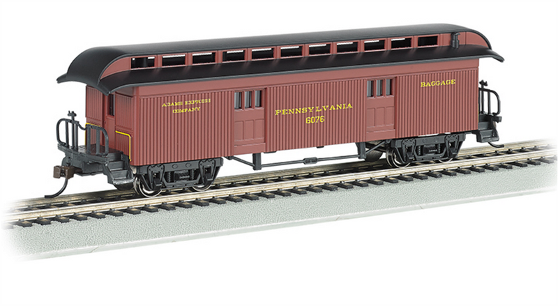 Bachmann 15302 Baggage (1860-80 era) - Pennsylvania RR, HO