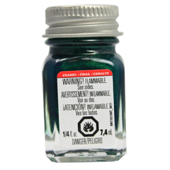 Testors 1530TT Enamel Paints 1/4 oz. Metallics - Flake Green